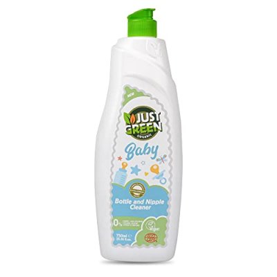 Green Organic Baby Bottle and Nipple Cleaner…