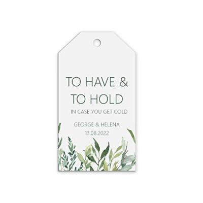Greenery Favour Tags - Pack of 10