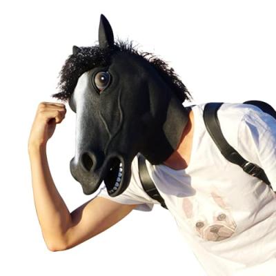 CreepyParty Horse Head Animal Mask