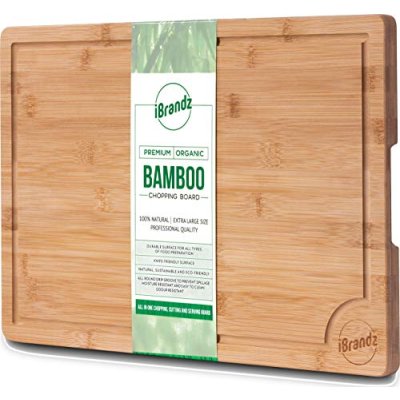 Premium Organic Bamboo Chopping Board. 44.5 X 30…