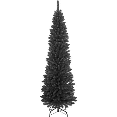 TrendMakers 6FT Black Christmas Tree