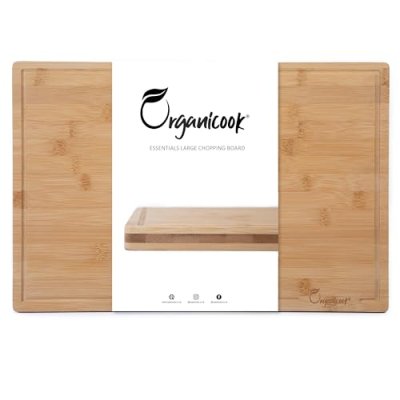 Organicook Wooden Chopping Boards for Kitchens -…