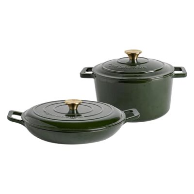 Argon Tableware 2.3L & 4.5L Shallow Cast Iron…