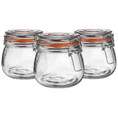 Argon Glass Storage Jars