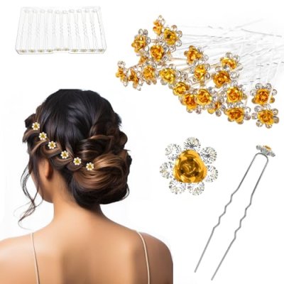UHOMENY Bridal Hair Pins