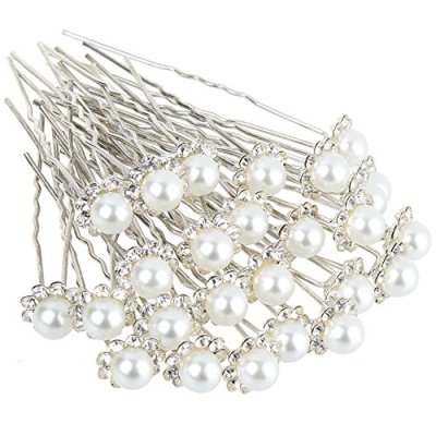 H&S Bridal Pearl Hair Pins