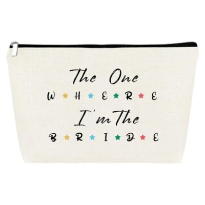 Bride Personalised Makeup Bag Gift -Perfect…