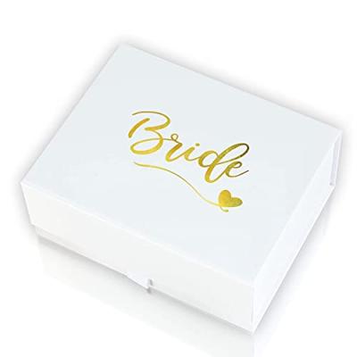 Bride Gift Box with Gold Foil
