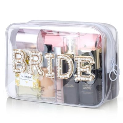 Bride Clear Cosmetic Bag, Etercycle Bachelorette…