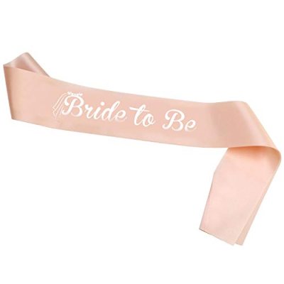 Bride Rose Gold Sash