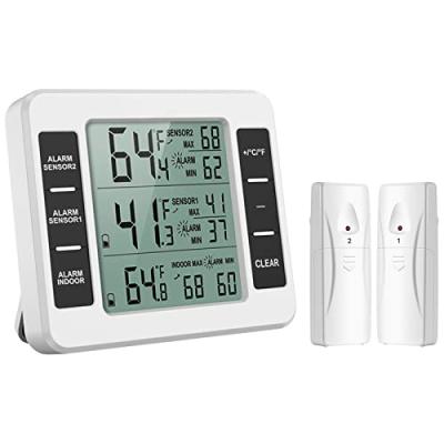 ORIA Fridge Thermometer with Audible Alarms