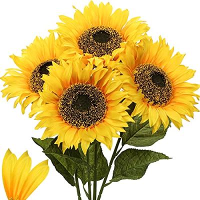 Briful Artificial Sunflowers 33" Tall