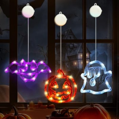 BrightArk Halloween Decorations Window Lights…