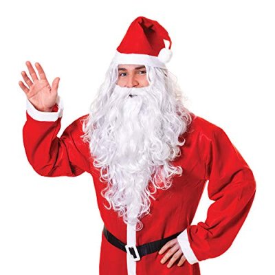 Bristol Novelty BW574 Santa Wizard Budget Wig and…
