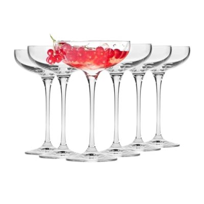 Krosno Champagne Coupes & Glasses | Set of 6 |…