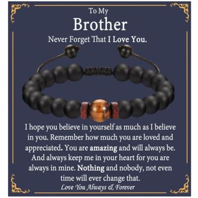EPVID Brother Gifts, Tiger Eye Bracelets