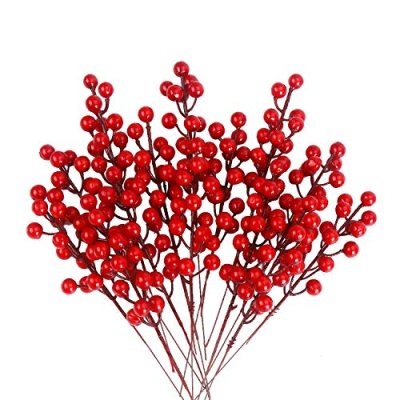 SULOLI Artificial Holly Berries