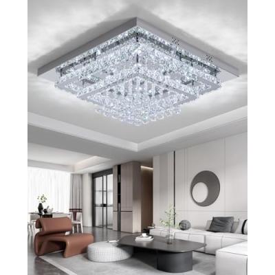 XEMQENER Crystal Chandeliers Ceiling Light