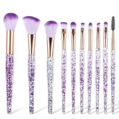 Crystal Glitter Makeup Brushes