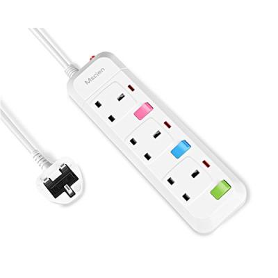 Mscien Surge Protected 3 Way Power Strip