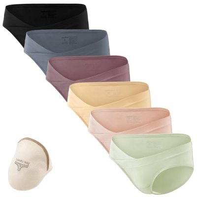 HBselect 6 Pack Womens Maternity Knickers Cotton…