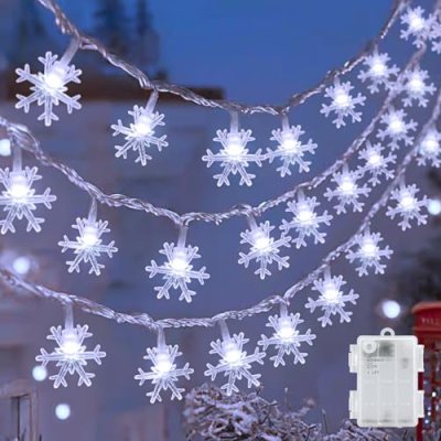 Cshare Snowflack LED String Lights