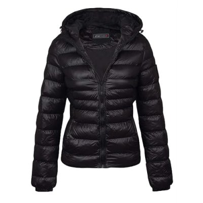 shelikes Womens Winter Jacket Ladies Padded…