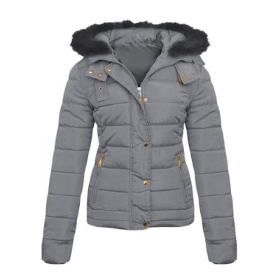 shelikes Womens Hooded Winter Jacket Quilted…