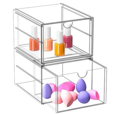 Stackable Cosmetic Drawer Organizer