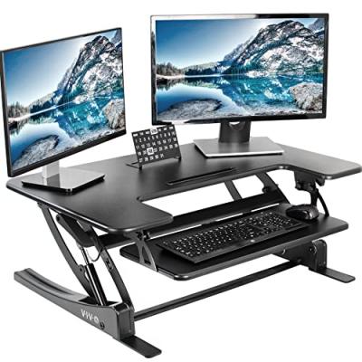 VIVO Stand Up Desk Converter, Dual Monitor Riser