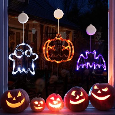 LOLStar Halloween LED Window Lights