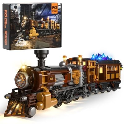 FUNWHOLE Steampunk Train Set