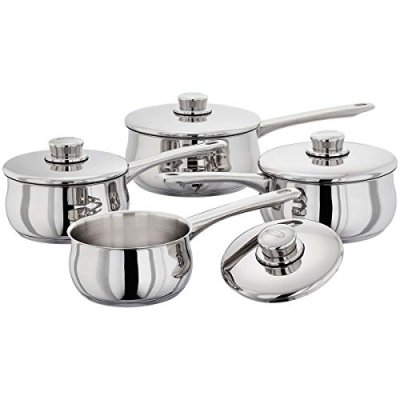 Stellar Classic Set of 4 Stainless Steel Pans…