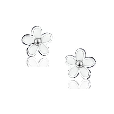 SLUYNZ Sterling Silver Daisy Earrings