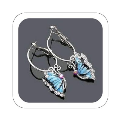 Sterling Silver Wavy Earrings