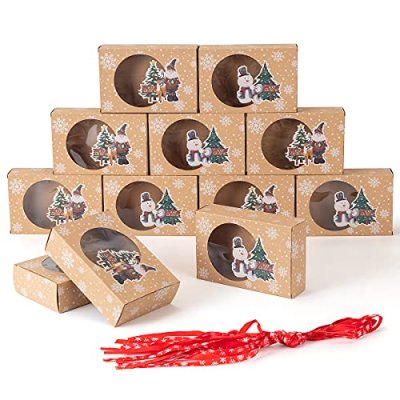 testyu 12 Pcs Christmas Cookie Boxes, Christmas…