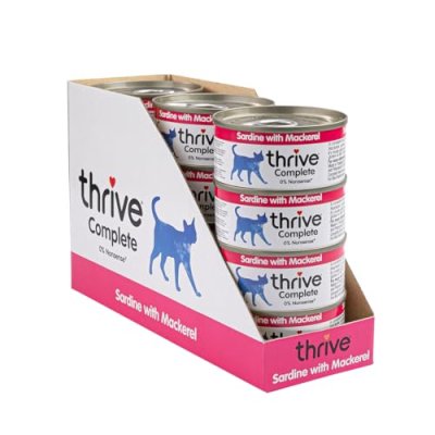 thrive Cat 100% COMPLETE - SARDINE AND MACKEREL …