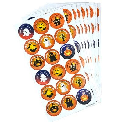 Storm & Lighthouse Halloween Stickers