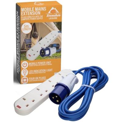 Xtremeauto Camping Extension Lead - 4 Gang