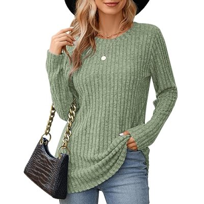 WNEEDU Striped Jumper