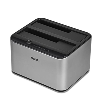 SSK Dual Bay Hard Drive Docking Station