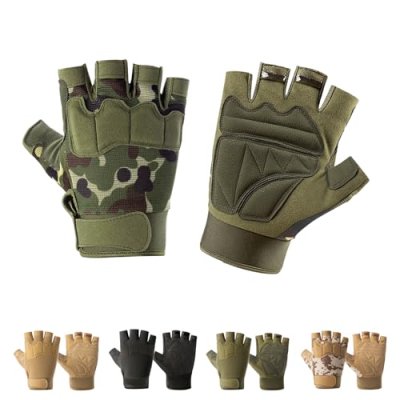 CubePlug Fingerless Motorcycle Gloves