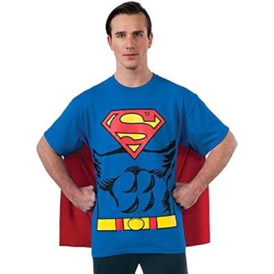 Rubies Official Adult's Superman T-Shirt Set…