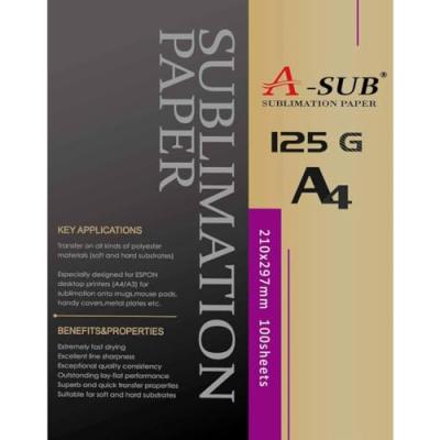 A-SUB Sublimation Paper, 100 Sheets