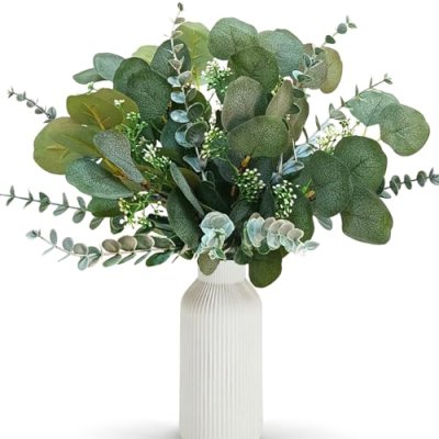 Eucalyptus Stems in Vase