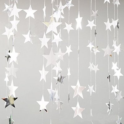 Yuccer 2 Pack Paper Garland Decorations Glitter…