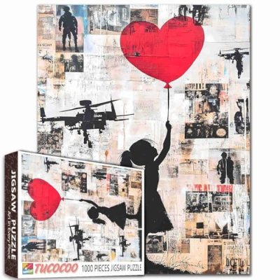 Tucocoo Banksy Girl Jigsaw Puzzle 1000 Pieces