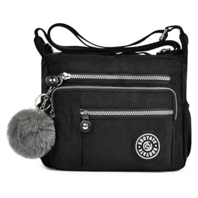 Aucuu Women's Multi-Pocket Casual Crossbody Bag,…