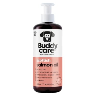 Buddycare Scottish Salmon Oil For Dogs UK & Cats,…