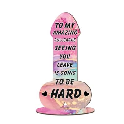 Rude Colleague Friendship Plaque Gift